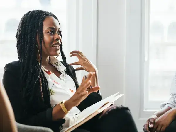 Diverse business professionals